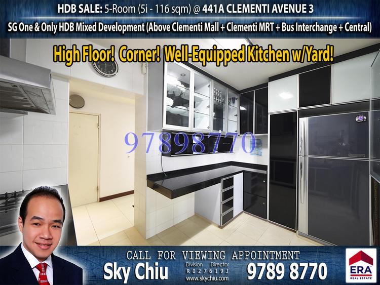 Blk 441A Clementi Avenue 3 (Clementi), HDB 5 Rooms #153551832